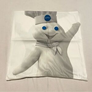 Pillsbury Doughboy Pillow Case 16.5” x 16.5”